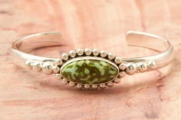 Genuine Sonoran Turquoise Native American Bracelet